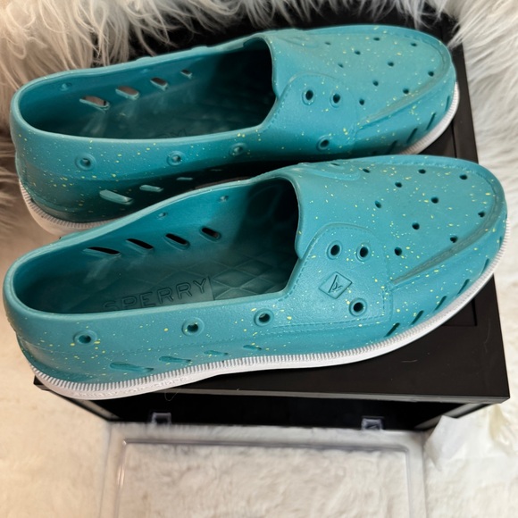 Sperry Men's Authentic Original Float Boat Shoe size: 12 Teal - Picture 1 of 5